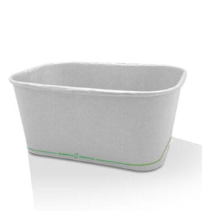 1000ml Plain Board Takeaway Base Carton - 300pcs