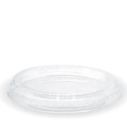 2oz (60ml) Sauce Cup Clear PLA Lid - Sleeve 50pcs