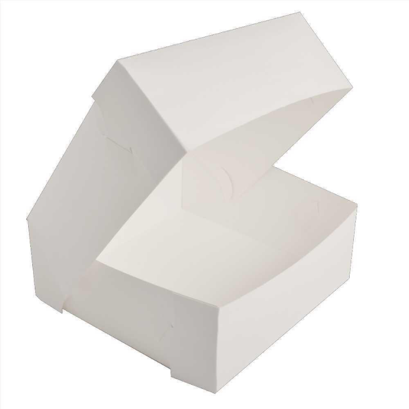 8inch White Cake Box 8x8x4inch - Pack of 100pcs
