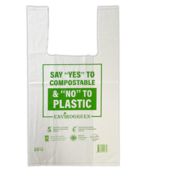 Compostable Singlet Bags Size L - 1000pcs