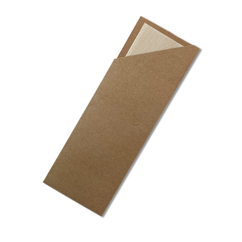 Cutlery Pouch with Kraft Napkin 1000pc/ctn