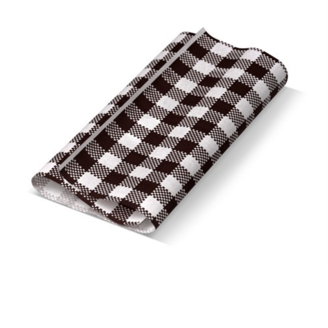 Greaseproof Paper Black - 1/4 Cut(190x300mm) - 200pcs - M