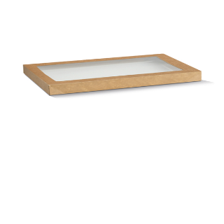 Large Catering Tray Lid - PET Window - 100pcs