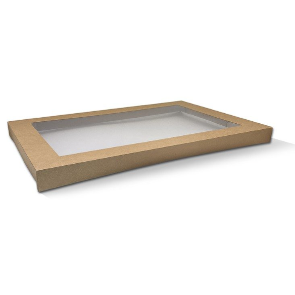 Medium Plus Catering Tray Lid - PET Window -100pcs