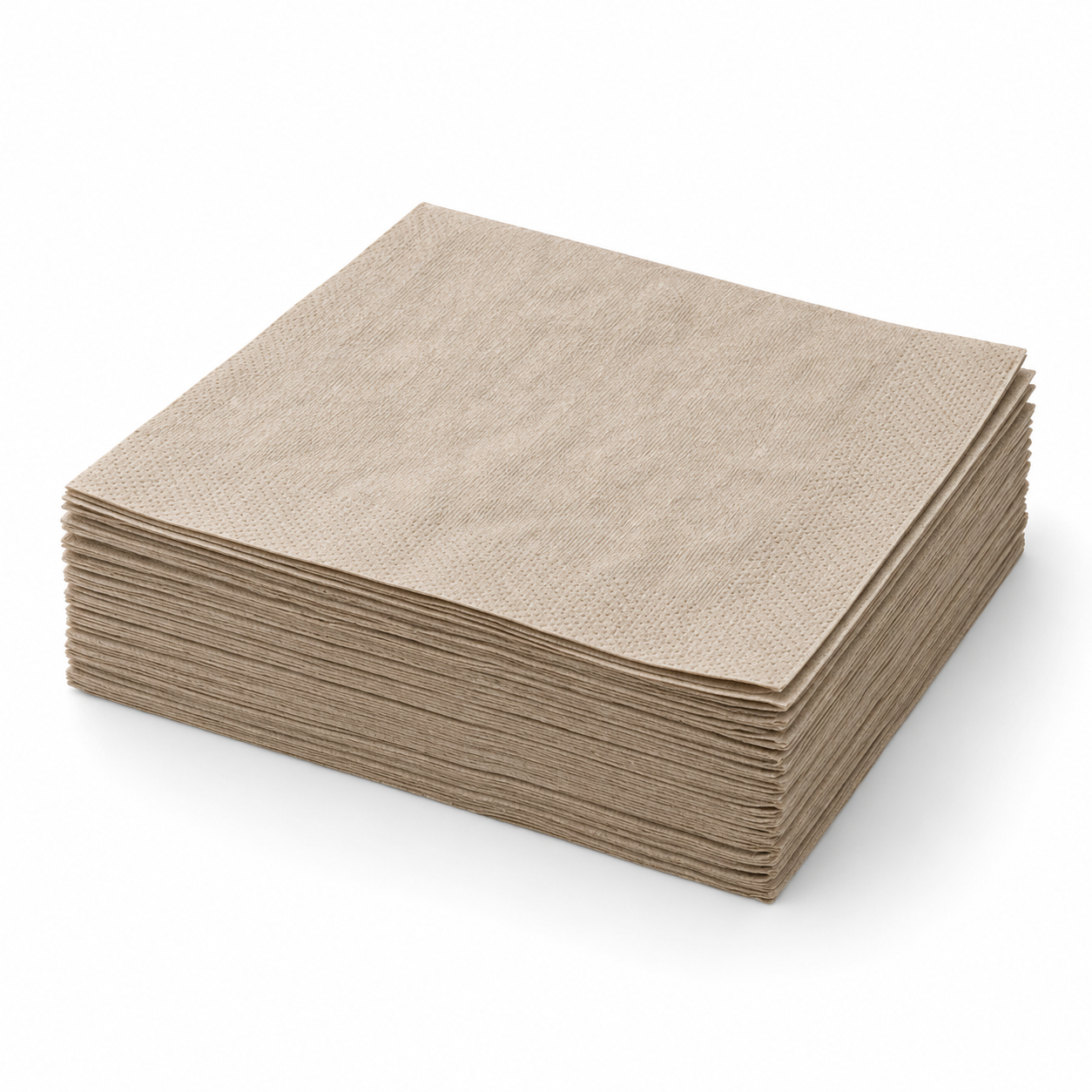 Lunch Napkin 1/4 Fold Natural - 2000pcs