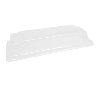 Sushi Aqueous Coated Tray PLA Lid - Long - 600pcs